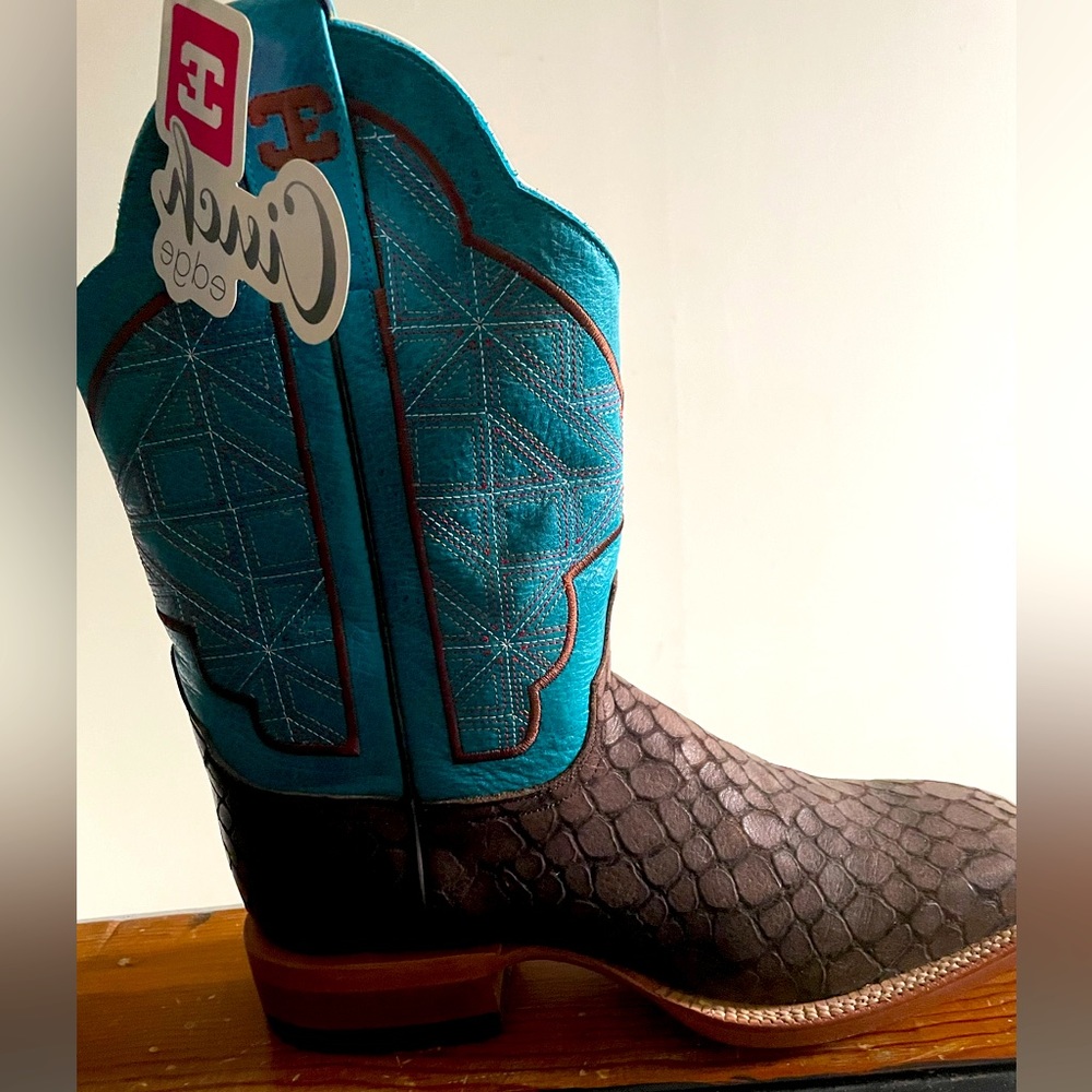 Cinch Leather Cowgirl Boots